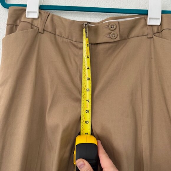 GEORGE London Fit Women's Beige Khaki Casual Straight Leg Dress Pants Size 12P - Picture 8 of 8